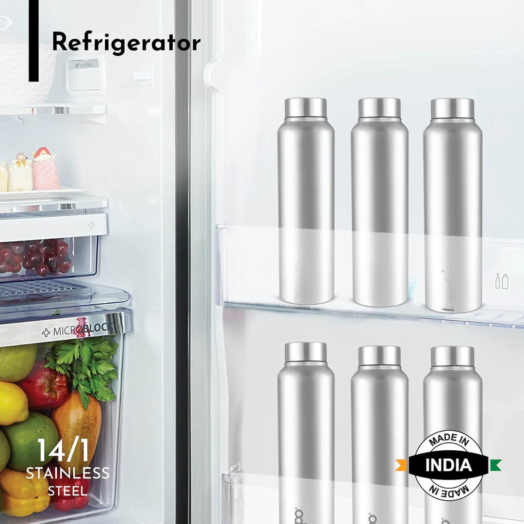 Aqua 1000ml Stainless Steel Water Bottle (BUY 3 GET 1 FREE)