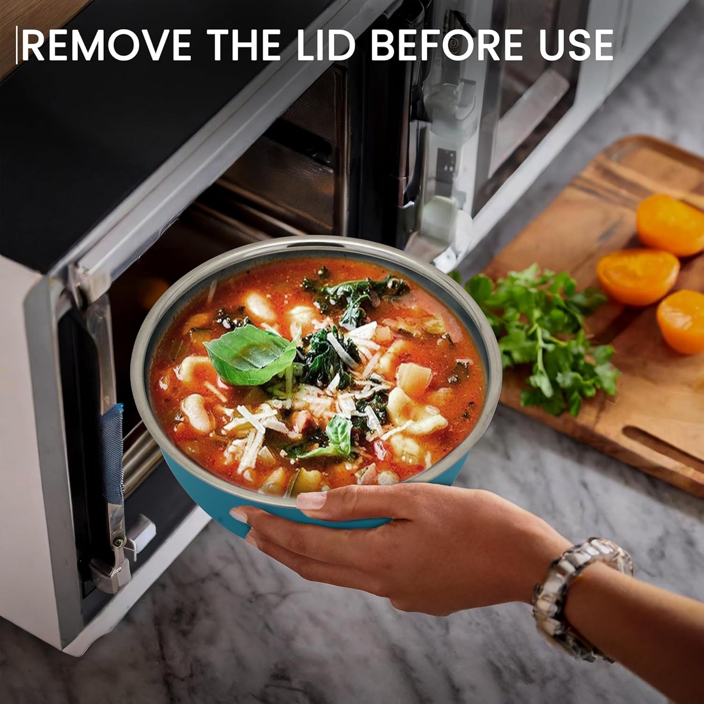 Stainless Steel Microwave Airtight Food Storage Container