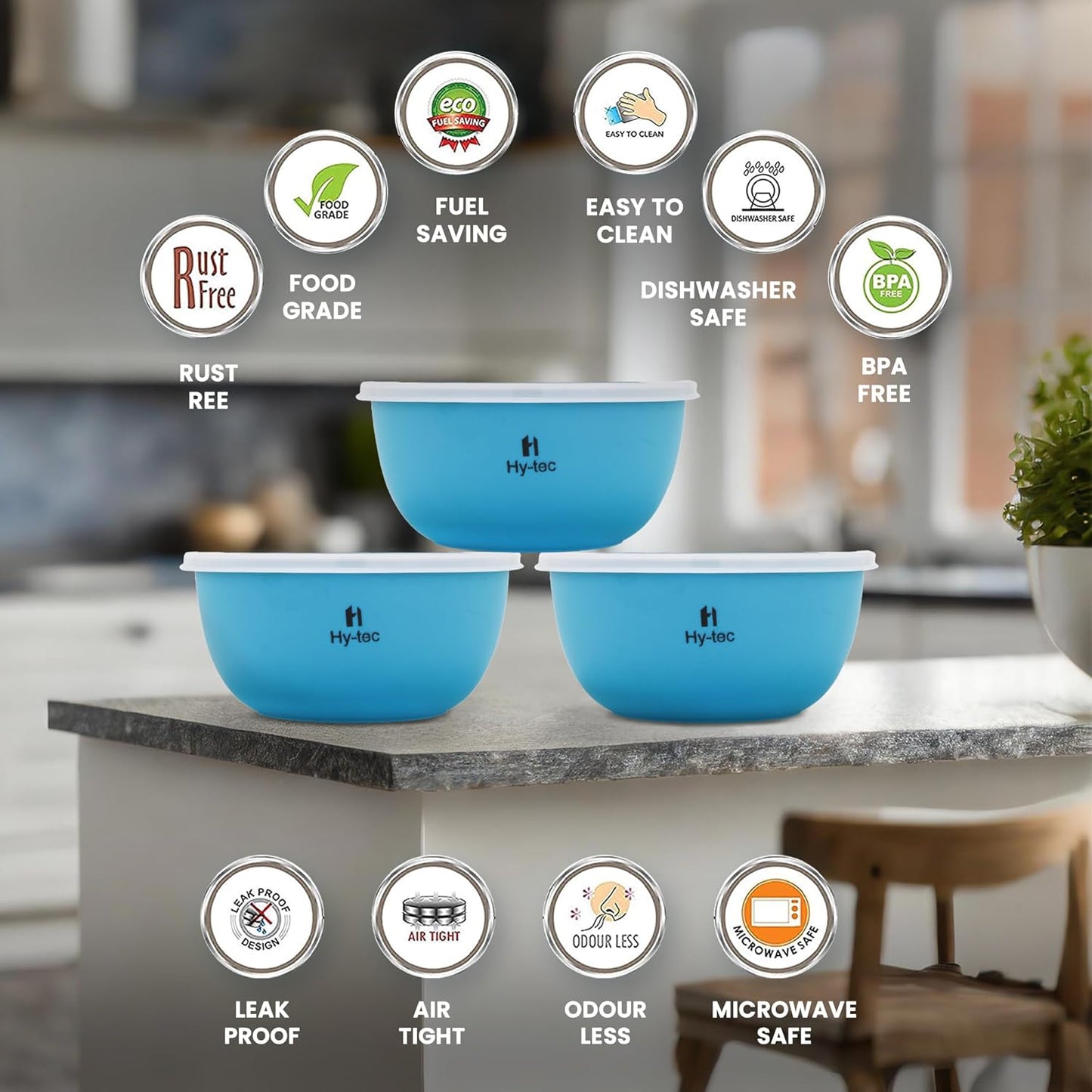 Stainless Steel Microwave Airtight Food Storage Container