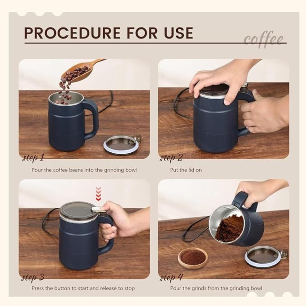 Portable Electric Dry Spice Grinder