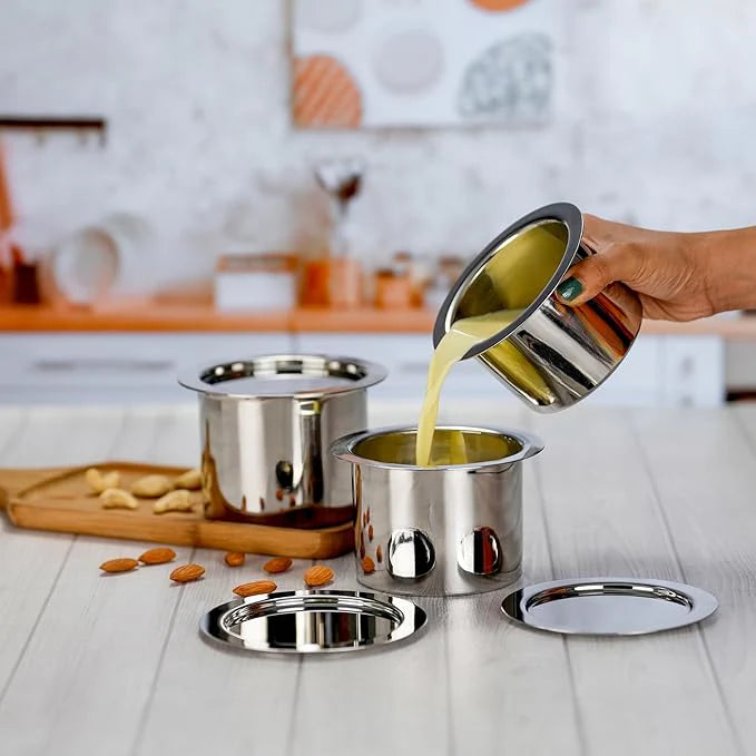 Flat Bottom Steel Container Set