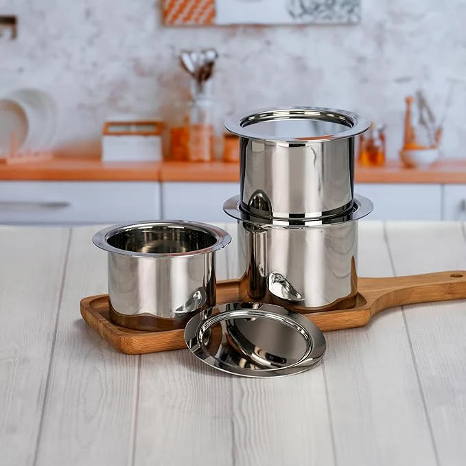 Flat Bottom Steel Container Set