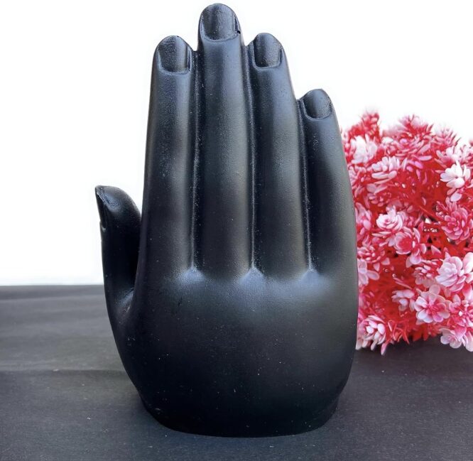 Golden Handcrafted Palm Buddha Idol for Diwali Decoration Item for Home