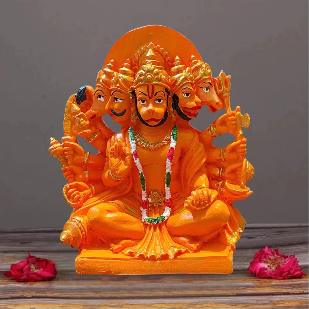 Panchmukhi Hanuman Statue for Car, Home, Office