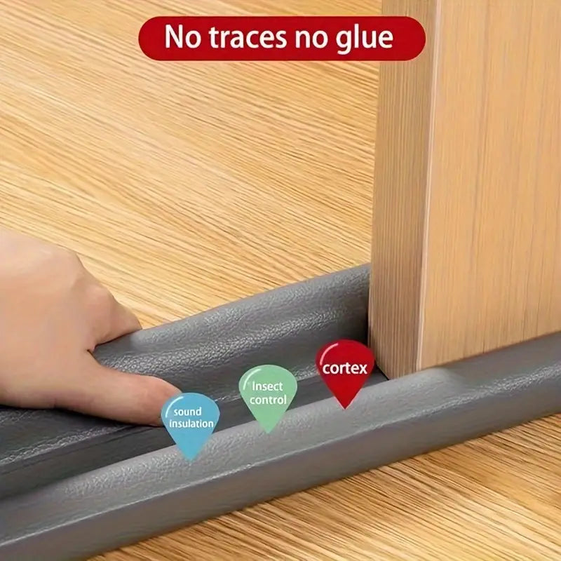 Door Bottom Sealing Strip Guard (Pack of 6)