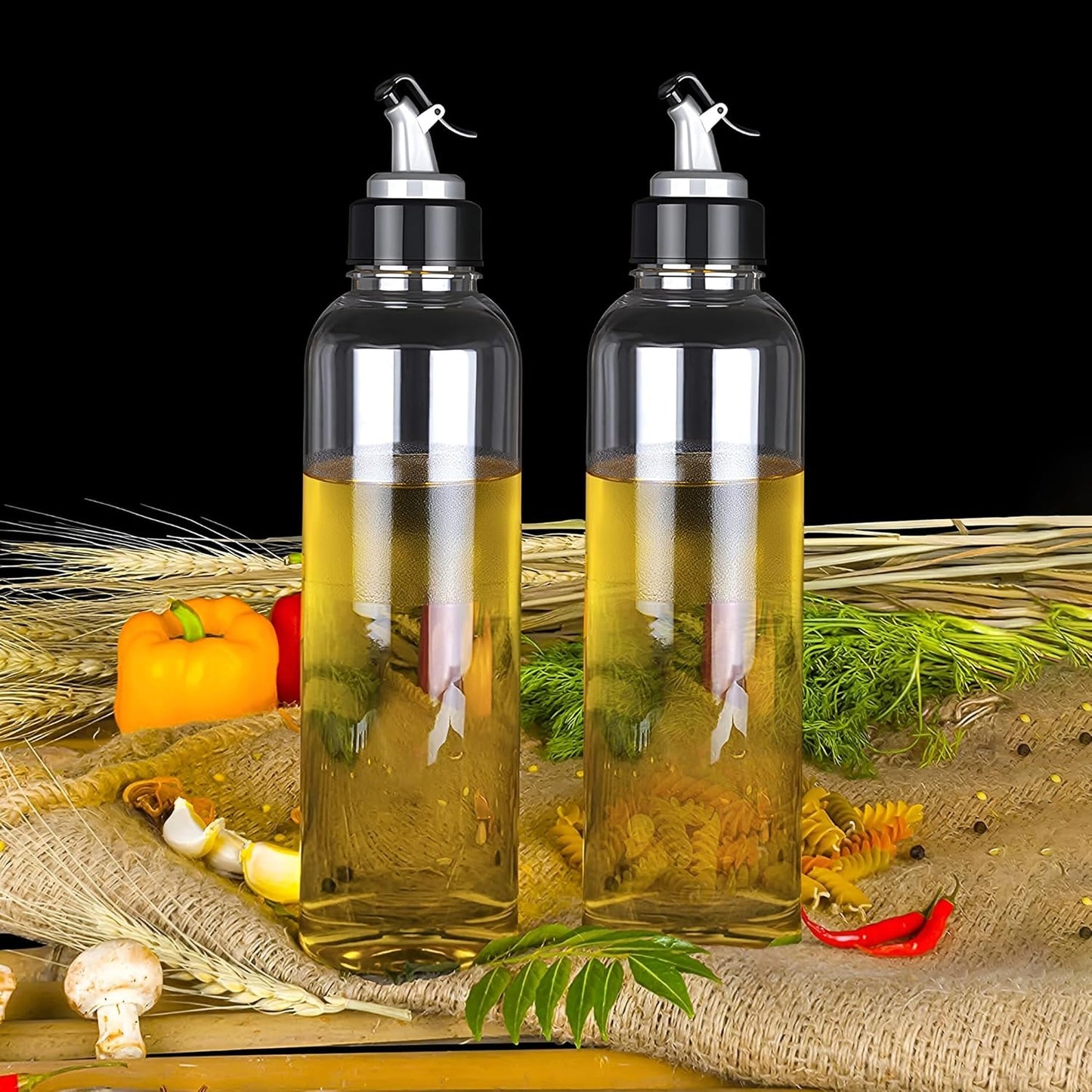 Transparent 1ltr Oil Dispenser Bottle (BUY 2 GET 2 FREE)