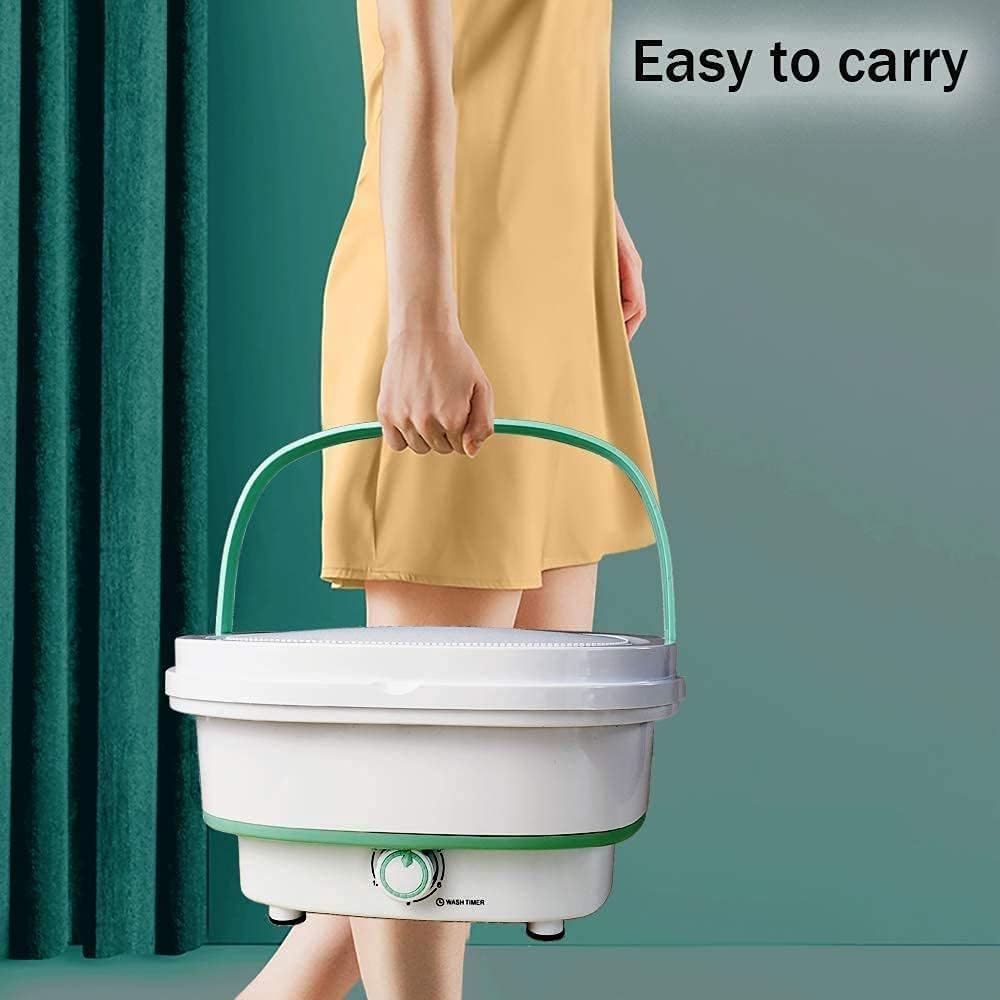 Portable Foldable Mini Washing Machine with Dryer