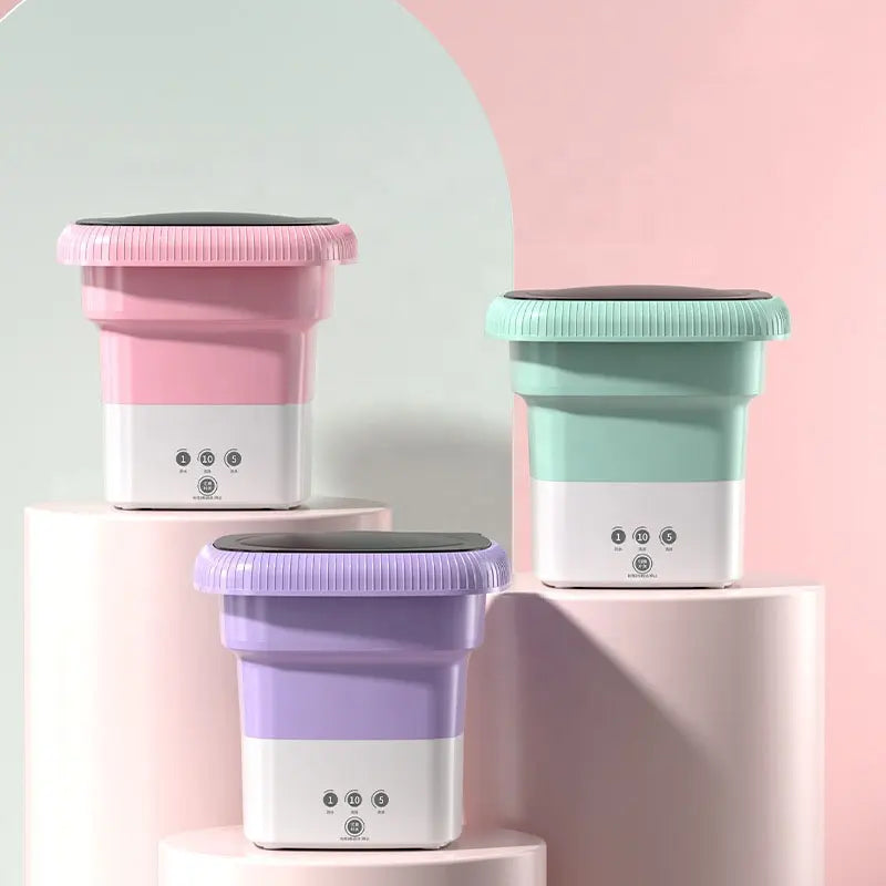 Portable Foldable Mini Washing Machine with Dryer