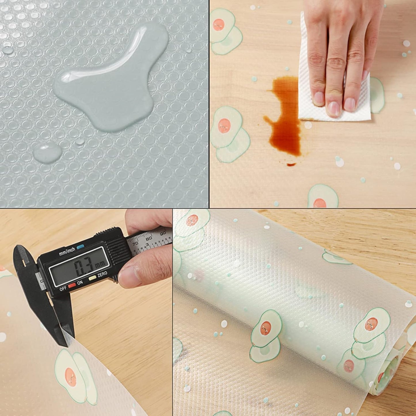 Anti-Slip Kitchen Cabinet Drawer Shelf Mat Buy 1 Get 1 Free