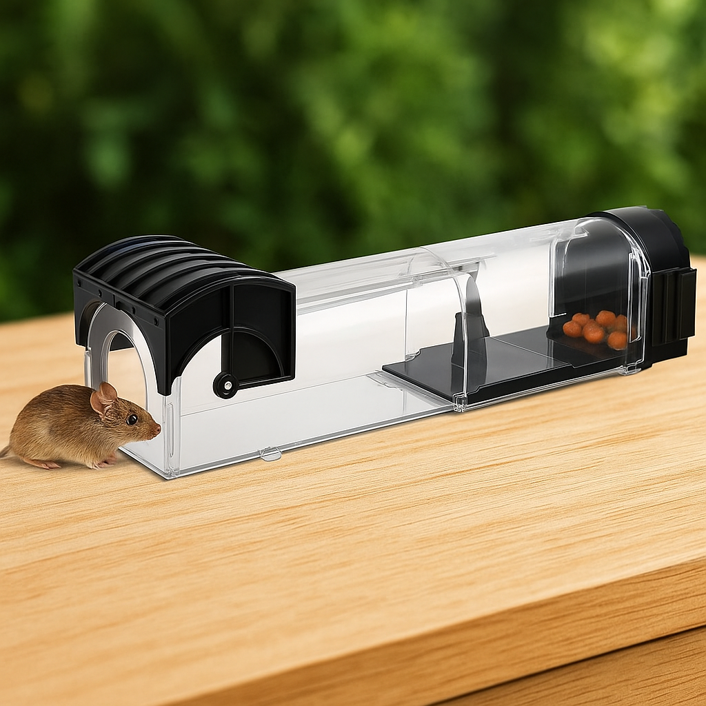 Transparent Mouse Trap Cage for House Garden