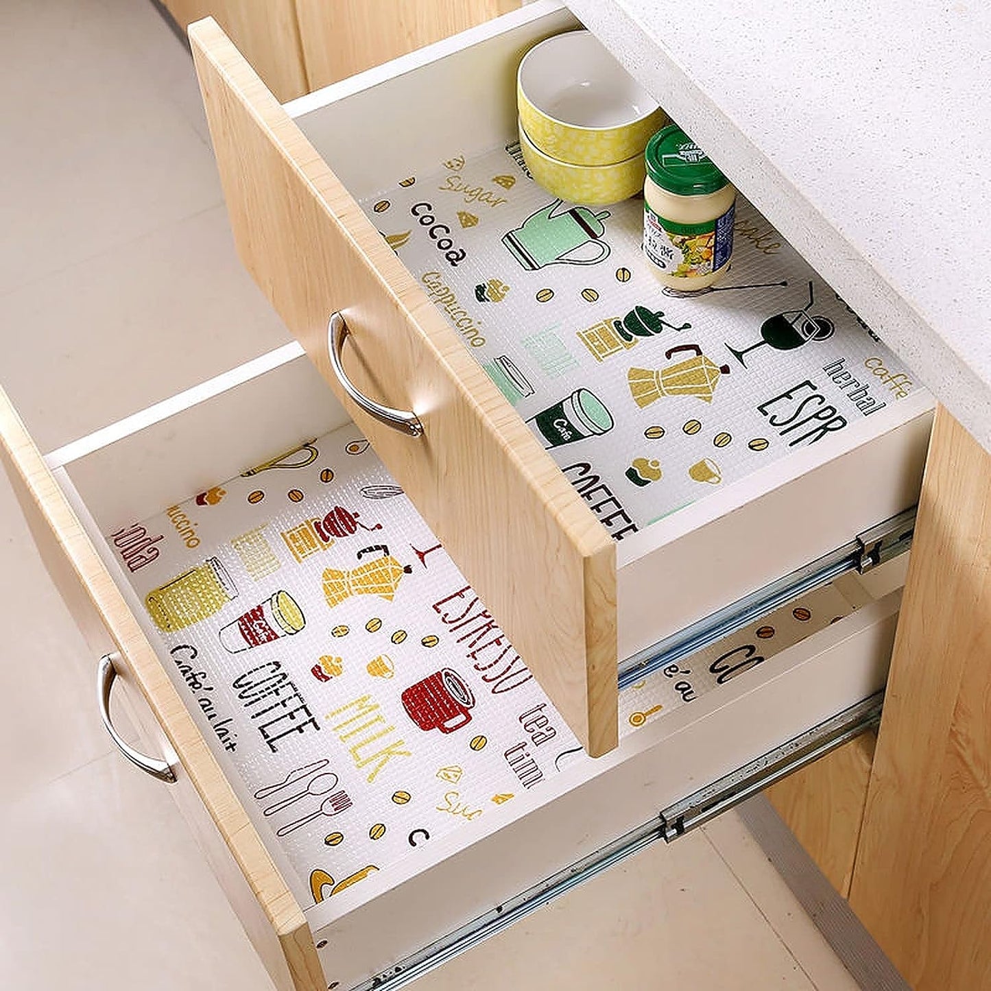 Anti-Slip Kitchen Cabinet Drawer Shelf Mat Buy 1 Get 1 Free